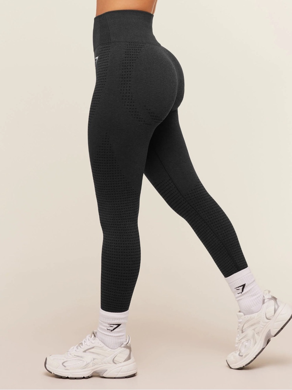 Gymshark Black Marl Vital Seamless 2.0 Leggings